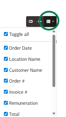 Column Select Circled