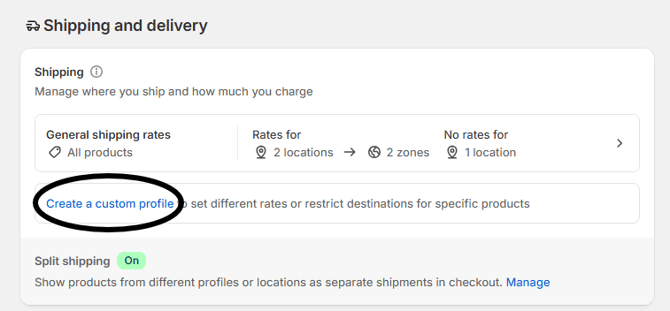 Create a Custom Profile